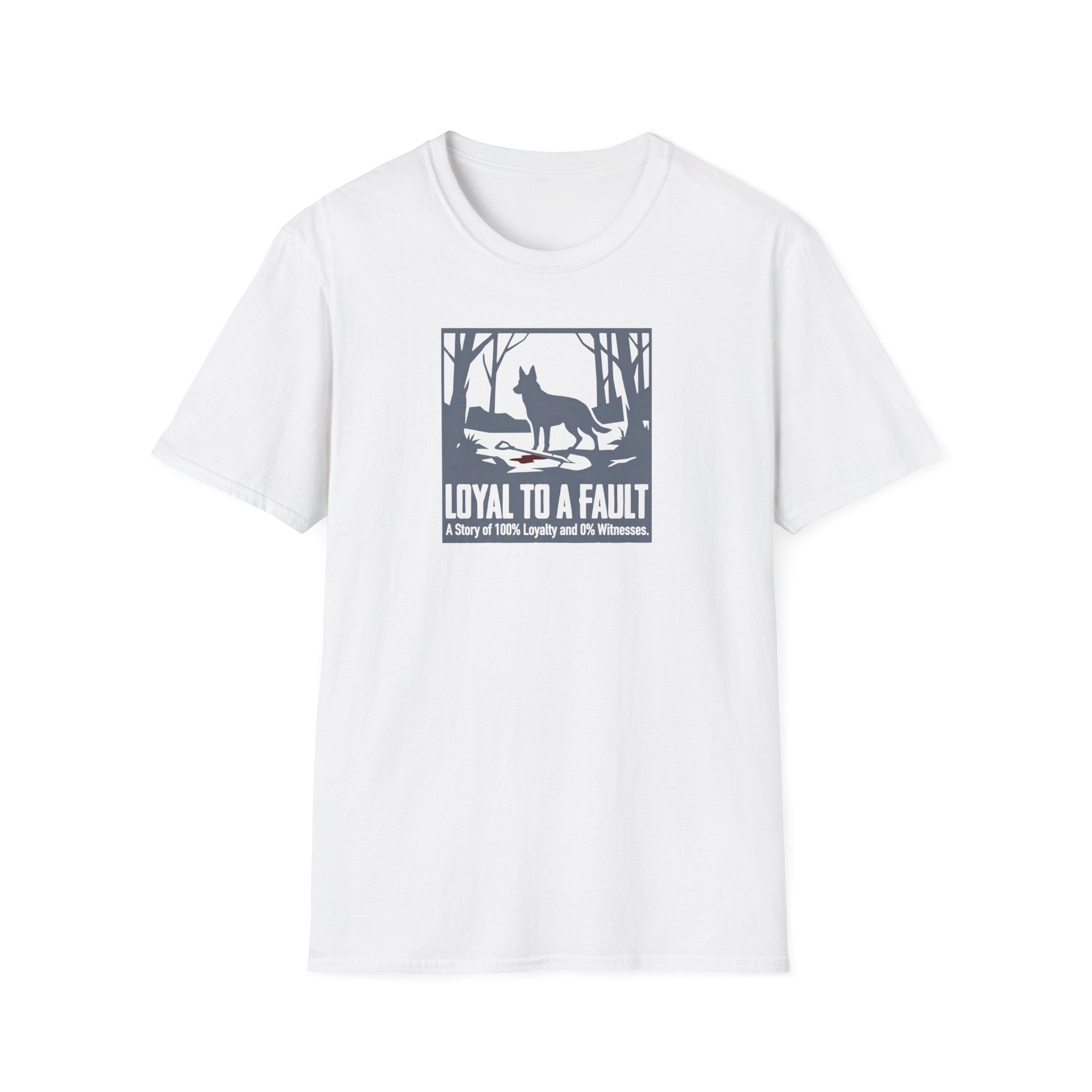 German Shepherd Graphic T-Shirt — "Loyal to a Fault" Nature & Loyalty Tee