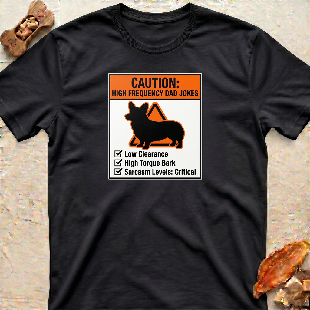 Corgi Dad Warning T-Shirt
