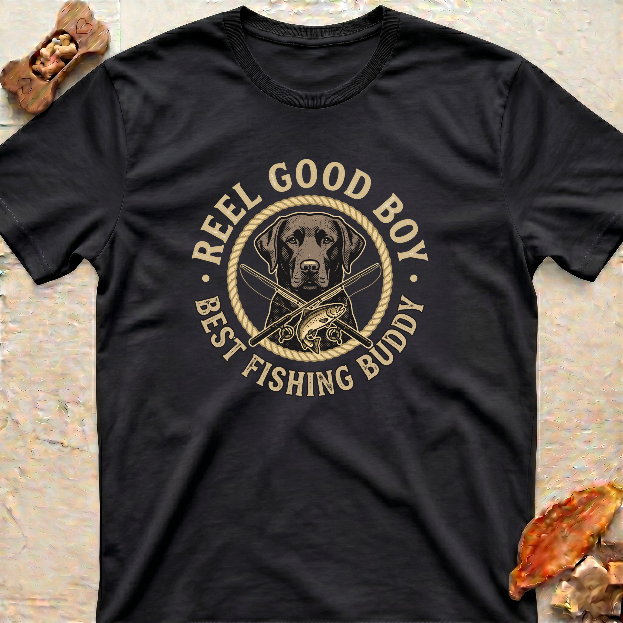 Reel Good Boy Labrador Retriever T-Shirt