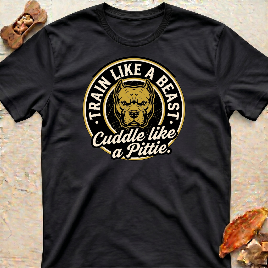 Pitbull-Train Like a Beast-T-Shirt