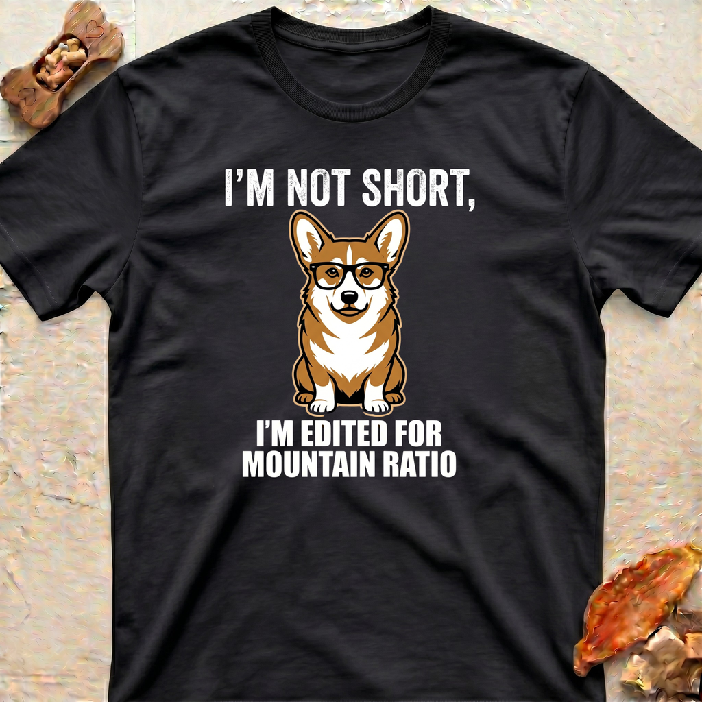 Corgi Funny T-Shirt — I’m Not Short