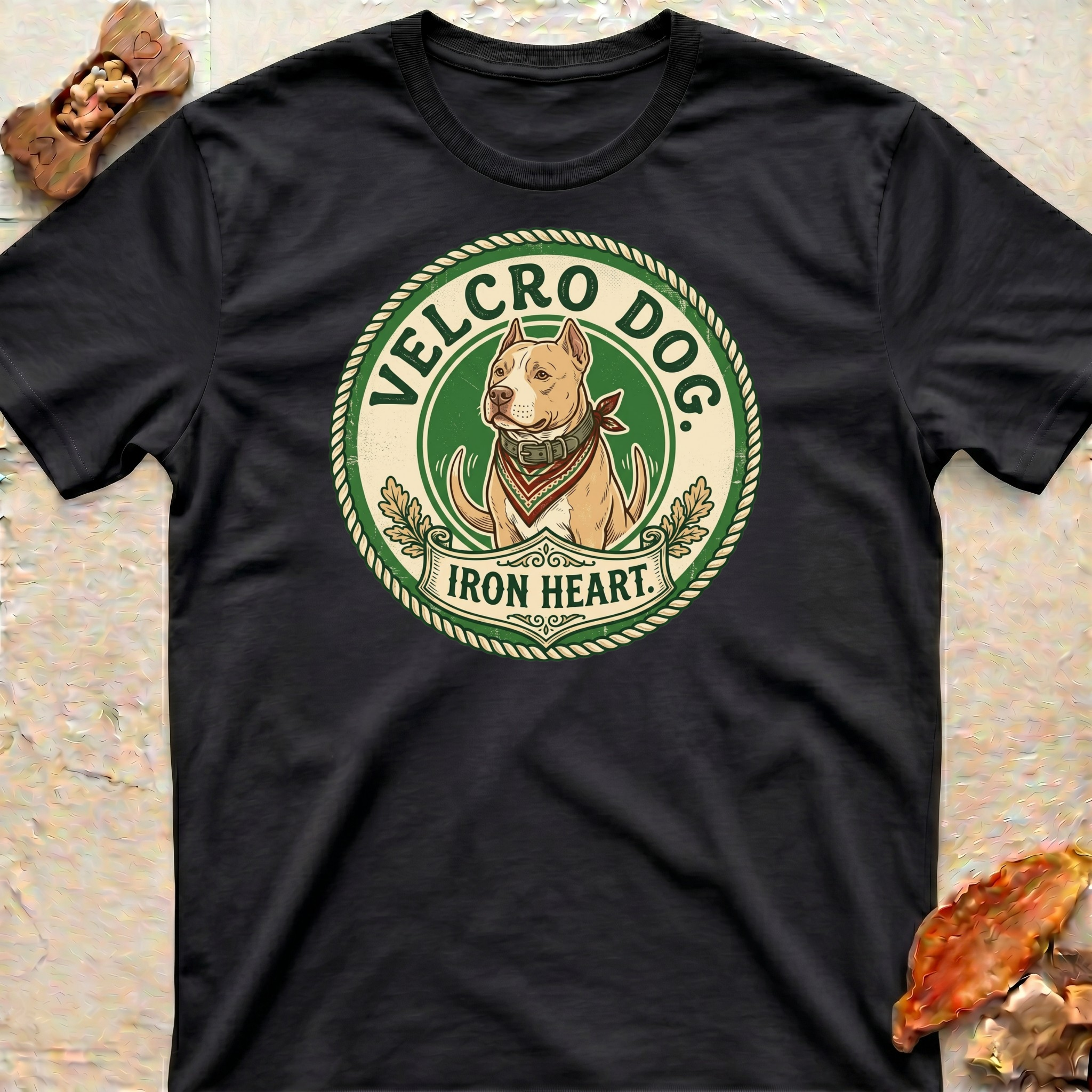 Velcro Dog Pit Bull T-Shirt