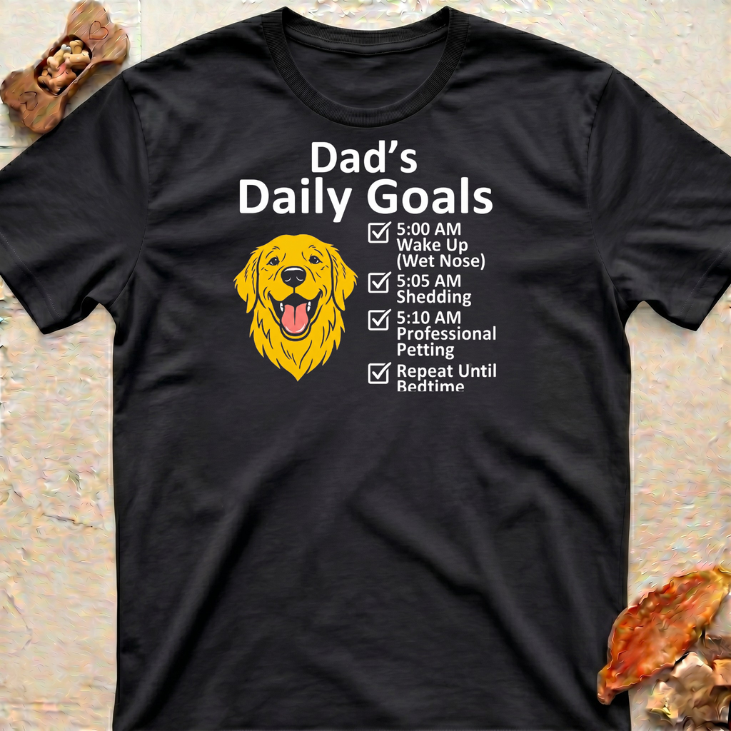 Goldie's Dad Daily Goals T-Shirt