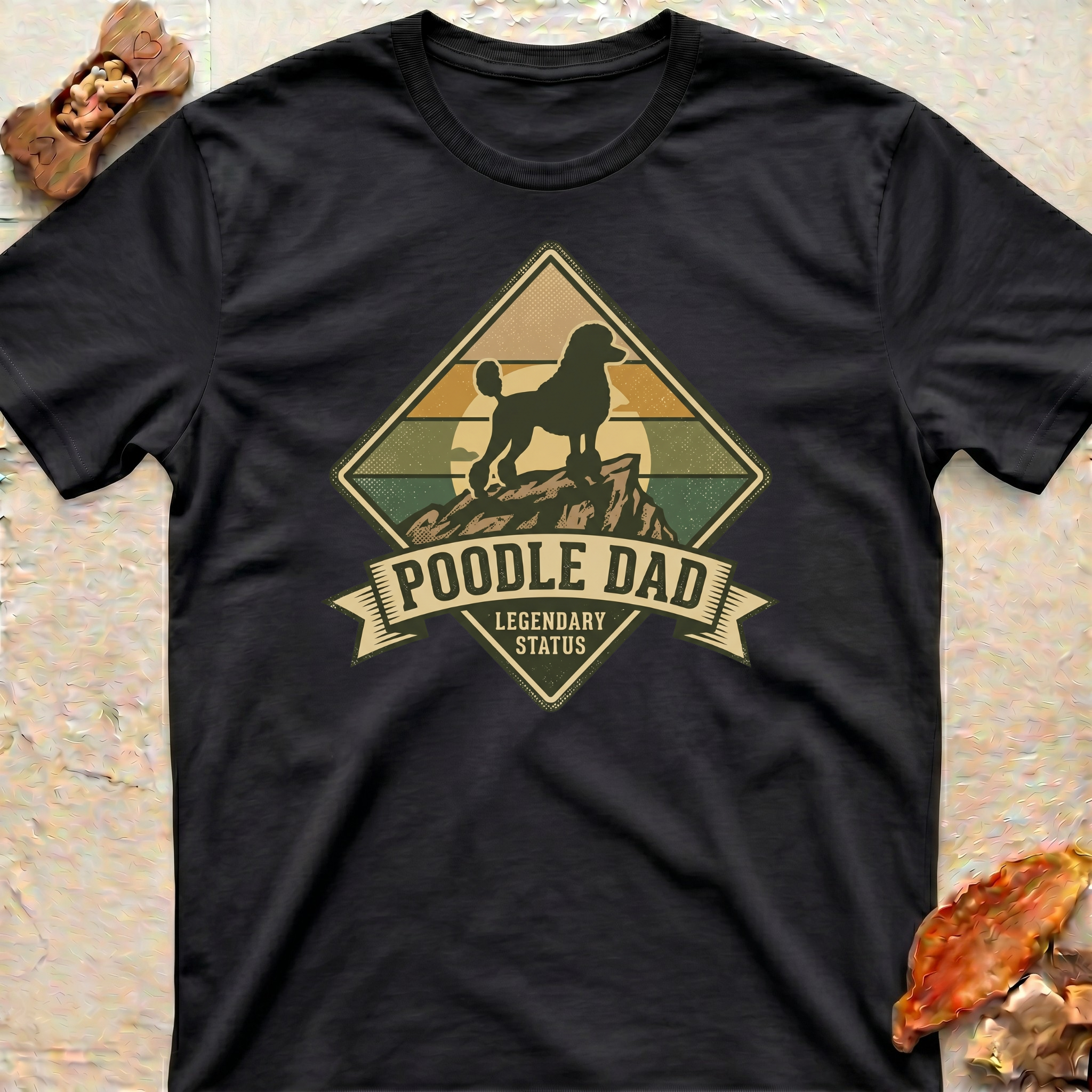 Poodle Dad Vintage T-Shirt