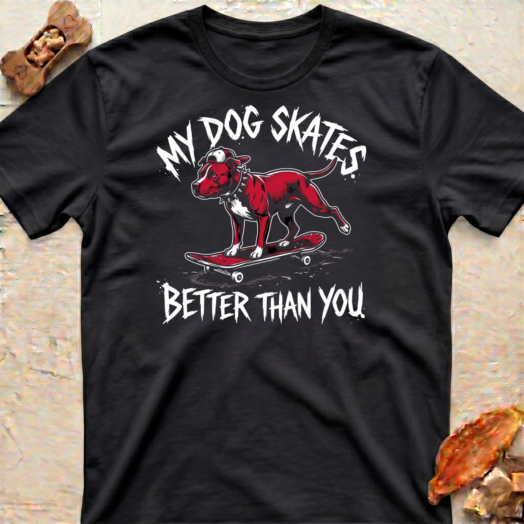 My Skating Pitbull T-Shirt