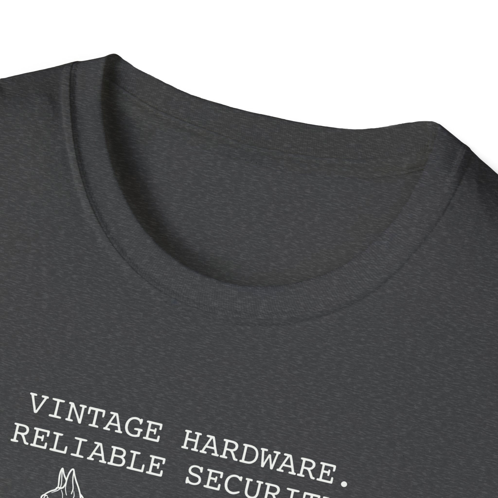 German Shepherd T-Shirt – “Vintage Hardware, Reliable Security” Graphic Tee