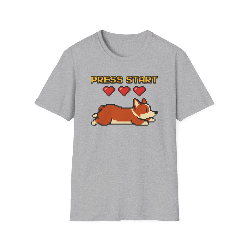 Press Start Corgi T-Shirt