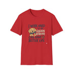 Dog Dad T-Shirt — I Work Hard Hard so My Golden Retriever Can Have a Better Life