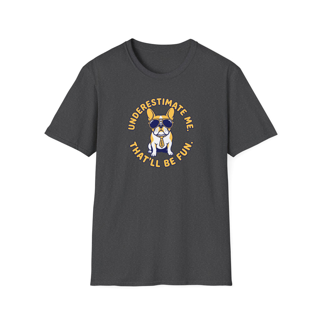 French Bulldog with Sunglasses T-Shirt
