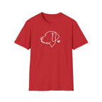 Minimal Dog Outline T-Shirt — Labrador Retriever Lover Tee