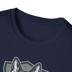 German Shepherd Badge T-Shirt — "Ears Up / System Armed" K9 Handler Tee