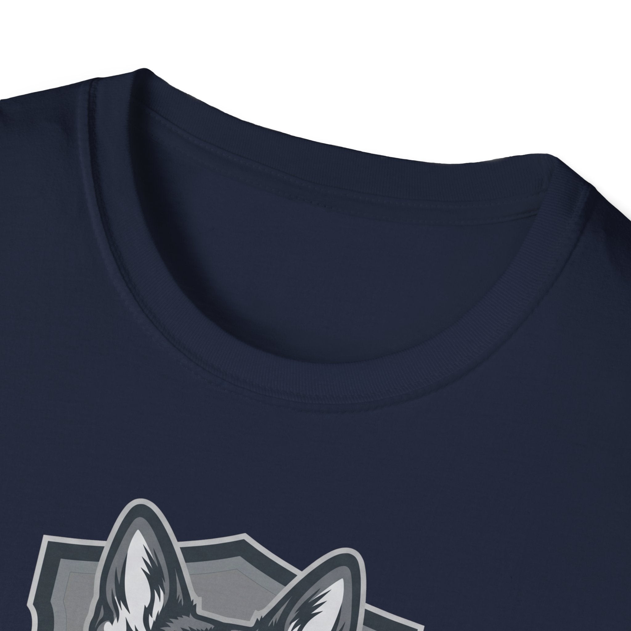 German Shepherd Badge T-Shirt — "Ears Up / System Armed" K9 Handler Tee
