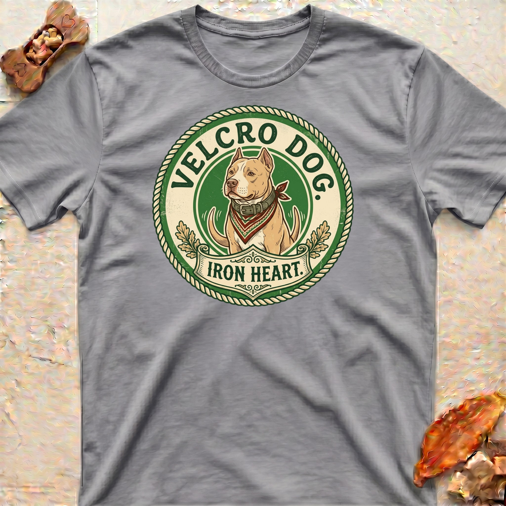 Velcro Dog Pit Bull T-Shirt