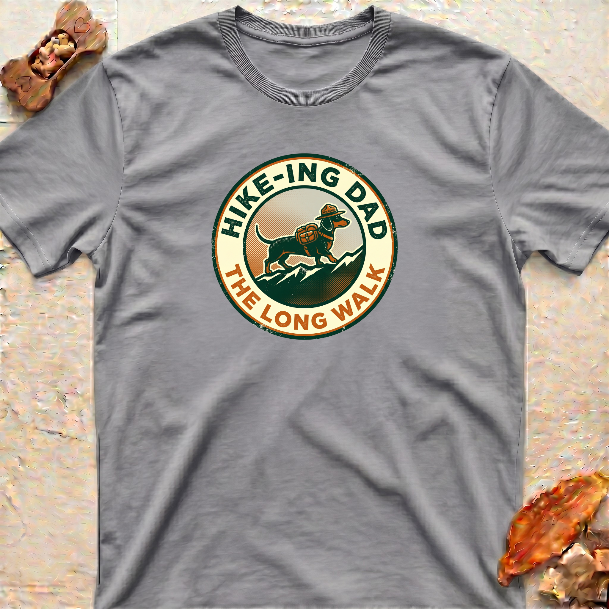 Hiking Dachshund Dad T-Shirt –