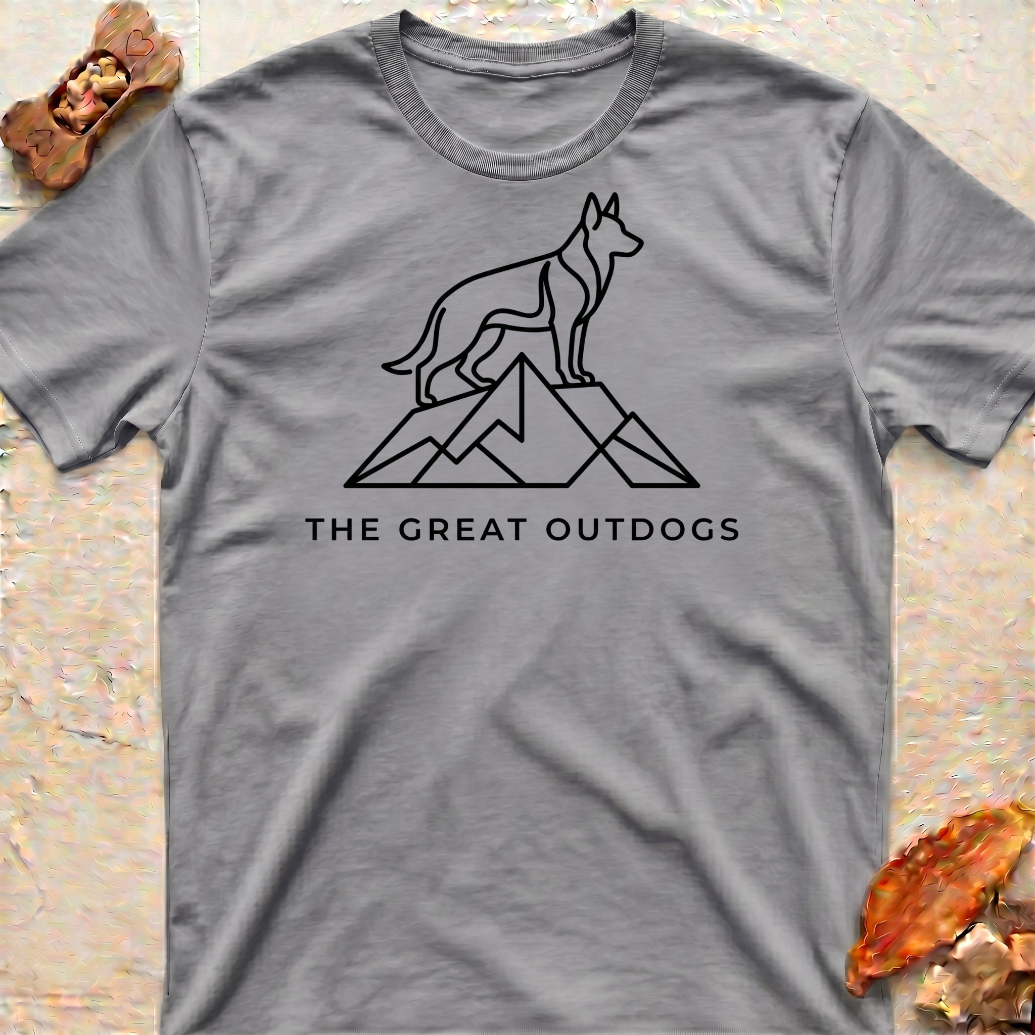 German Shepherd Minimalistic T-Shirt