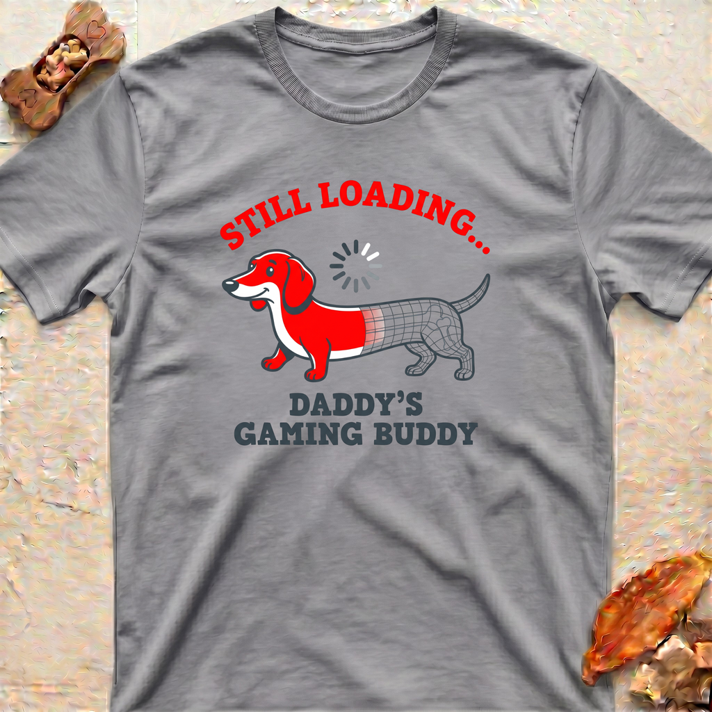 Dachshund Dad Gaming Buddy T-Shirt