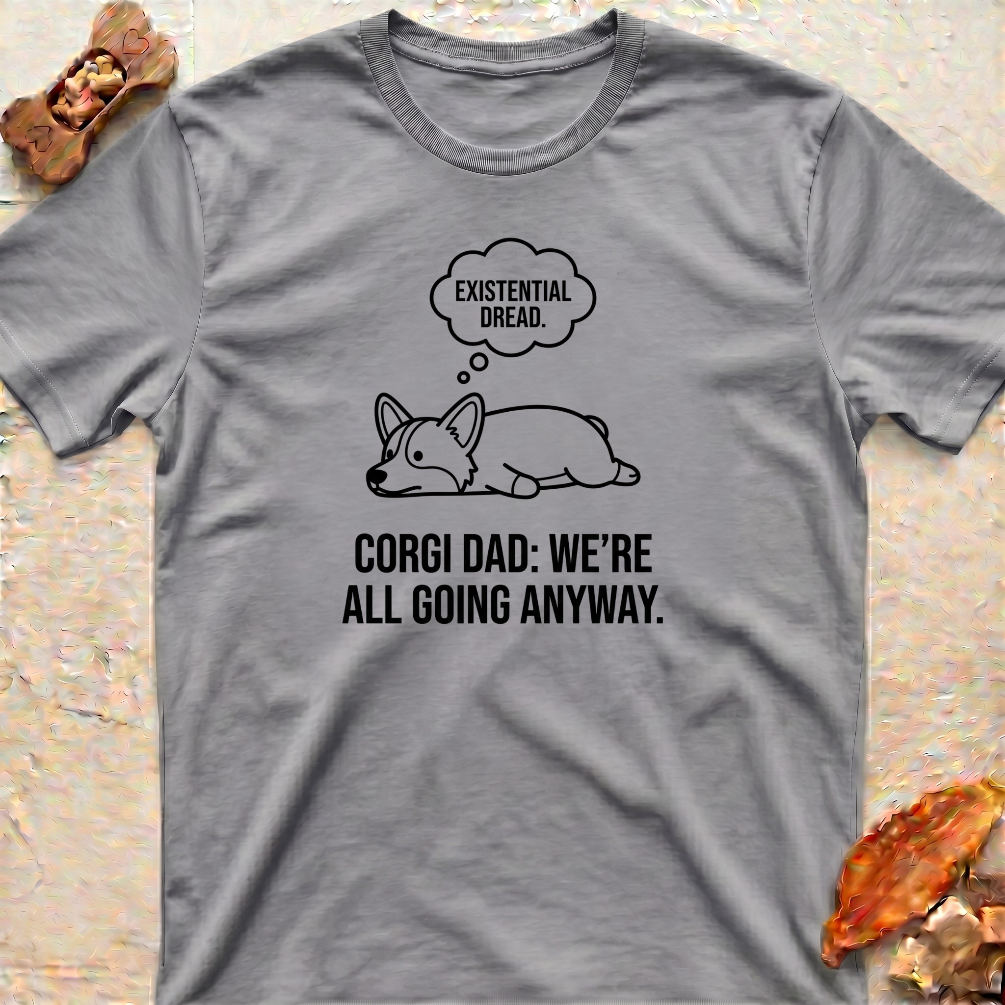 Corgi Dad Funny T‑Shirt