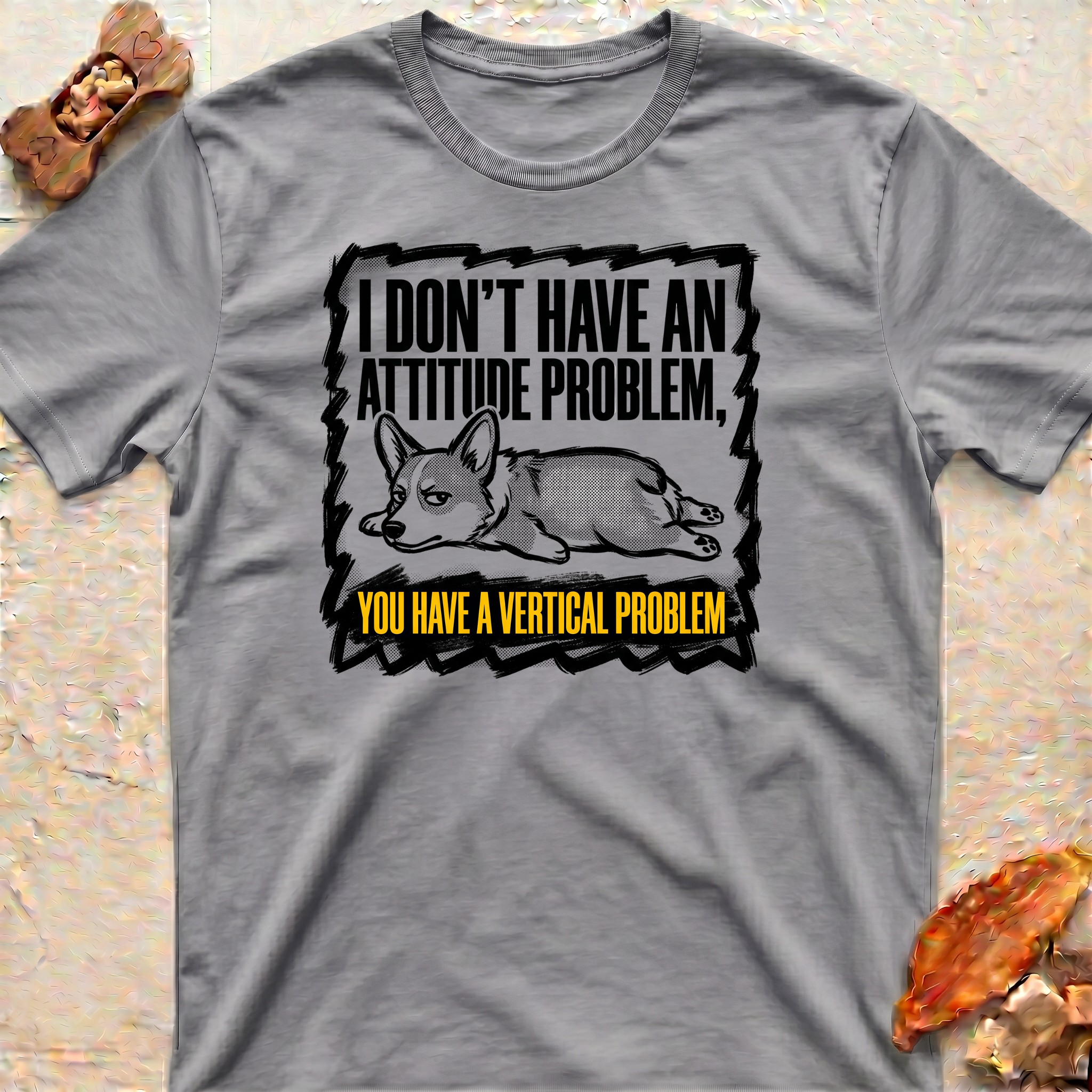 Funny Corgi Attitude T-Shirt