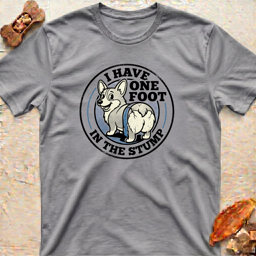 Food in the Stump -  Corgi Graphic Tee