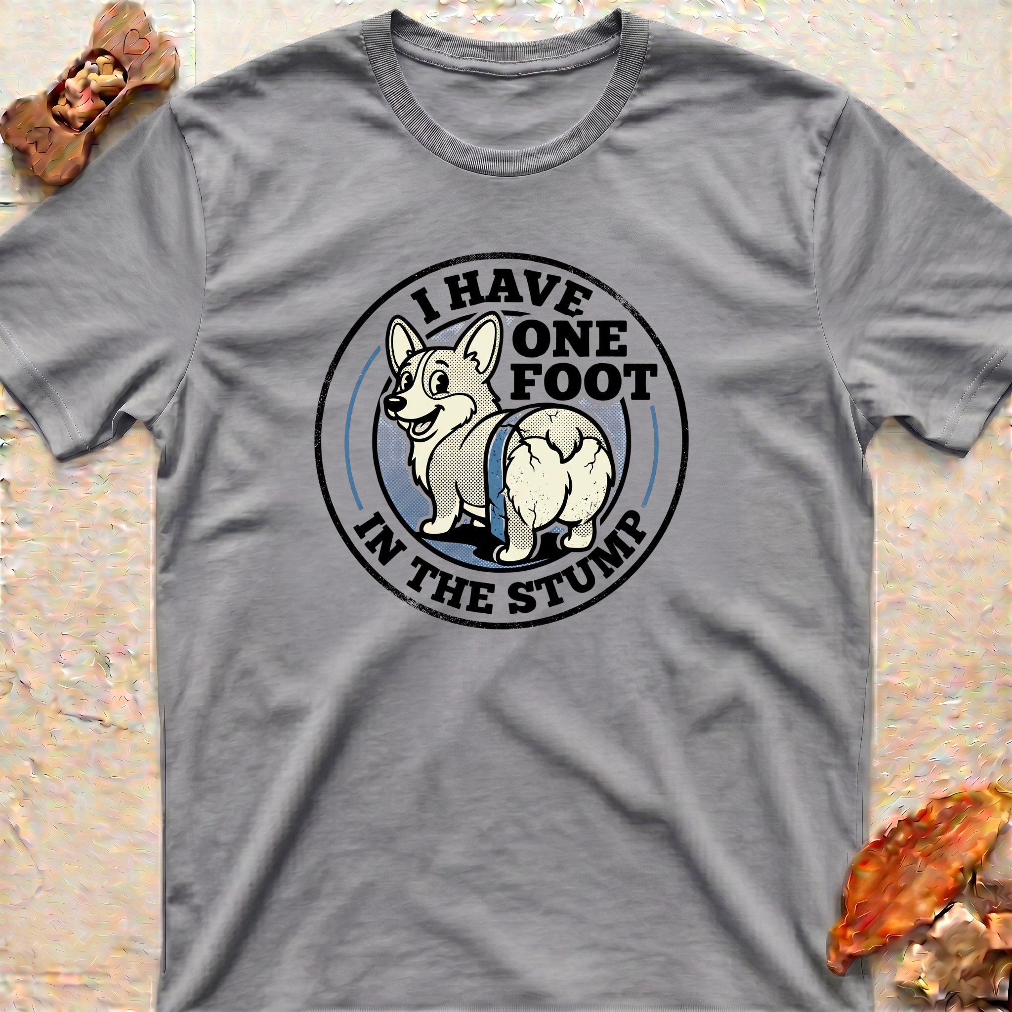 Food in the Stump -  Corgi Graphic Tee