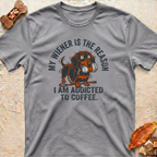 Dachshund and Coffee T‑Shirt