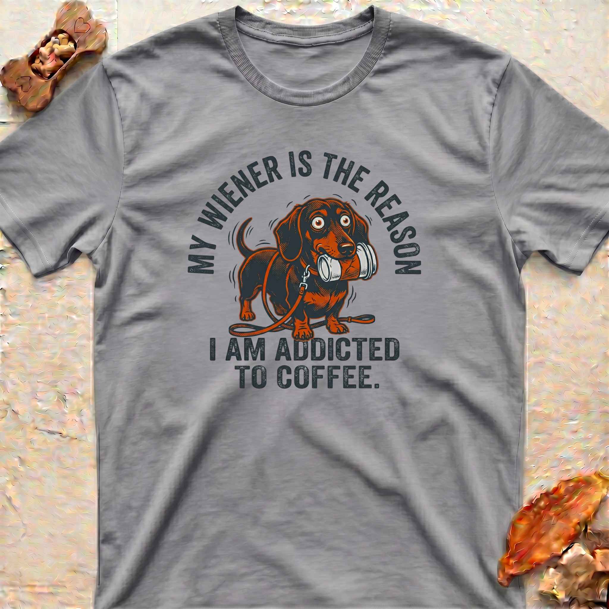 Dachshund and Coffee T‑Shirt
