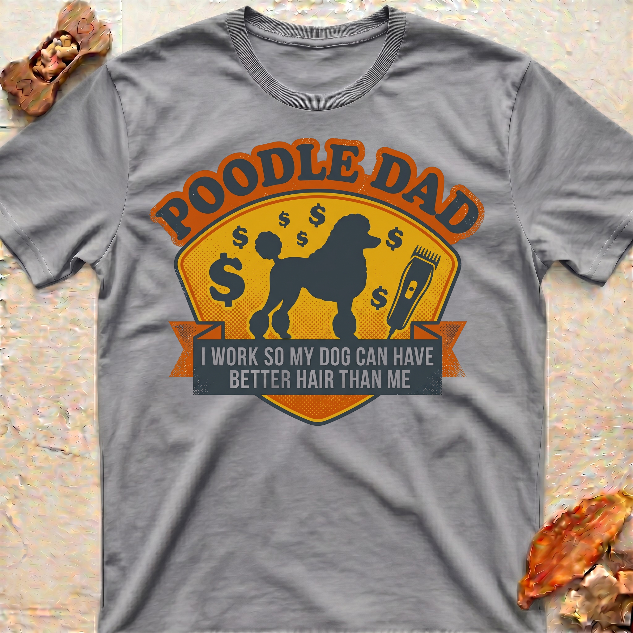 Poodle Dog Dad T-Shirt