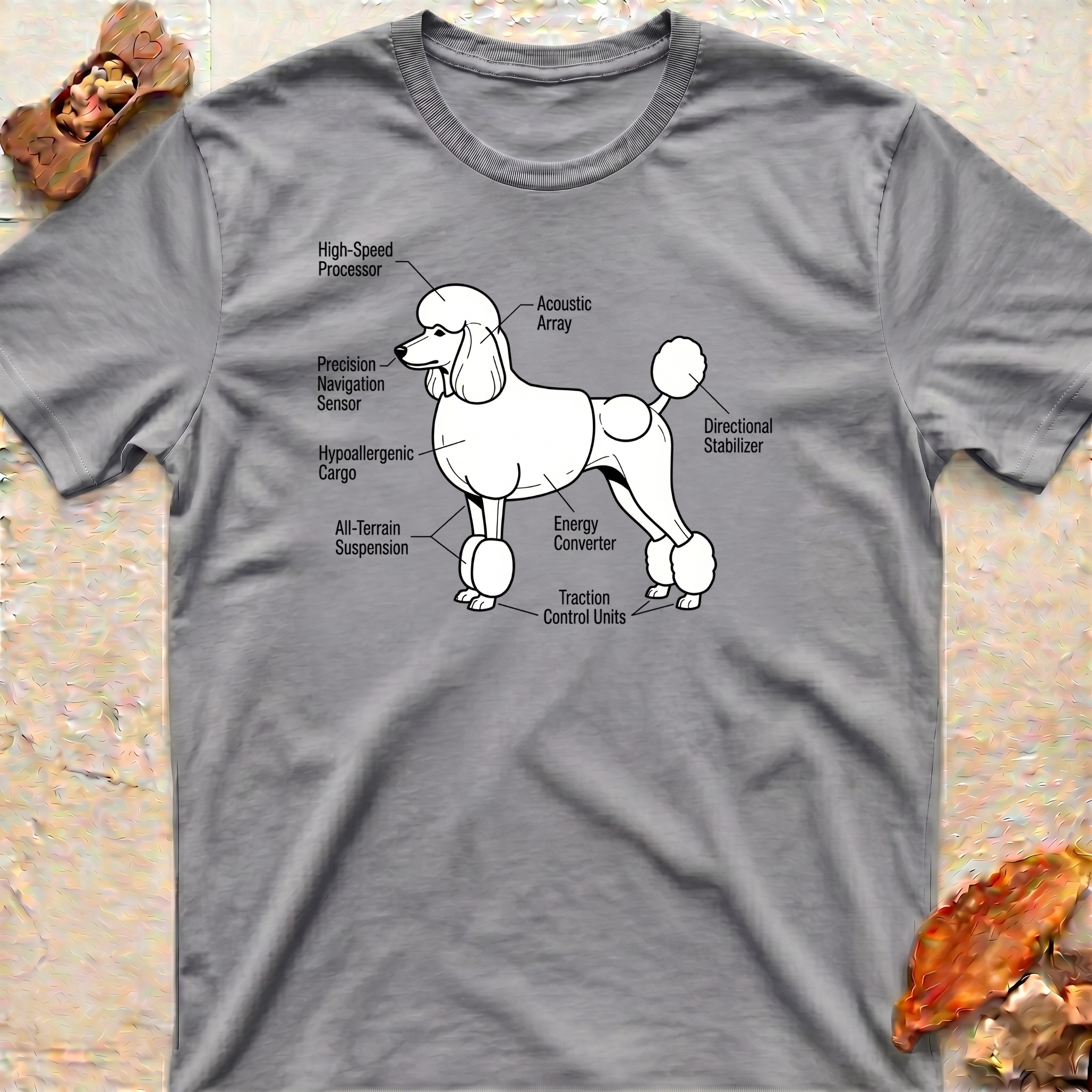 Poodle Anatomy T‑Shirt