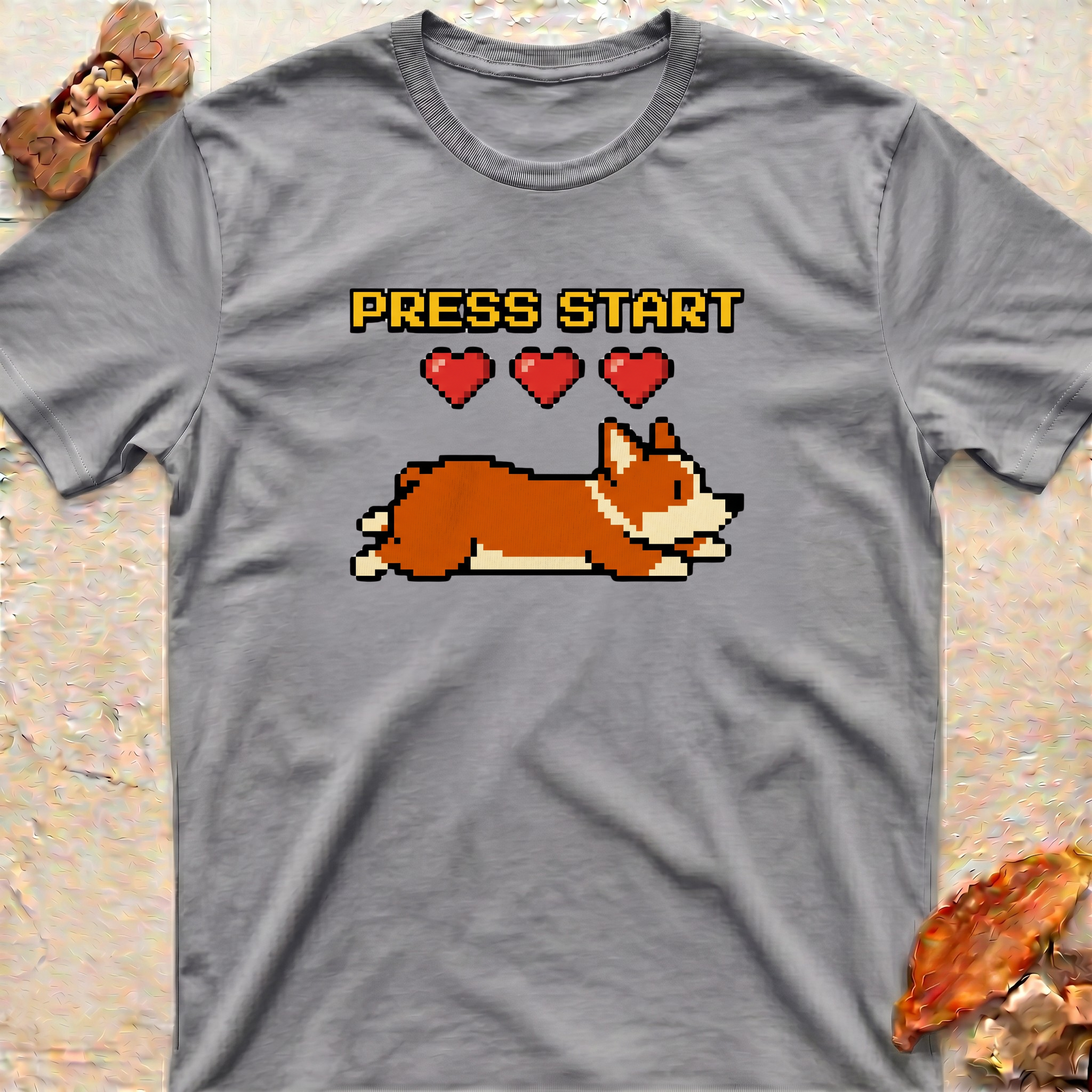 Press Start Corgi T-Shirt