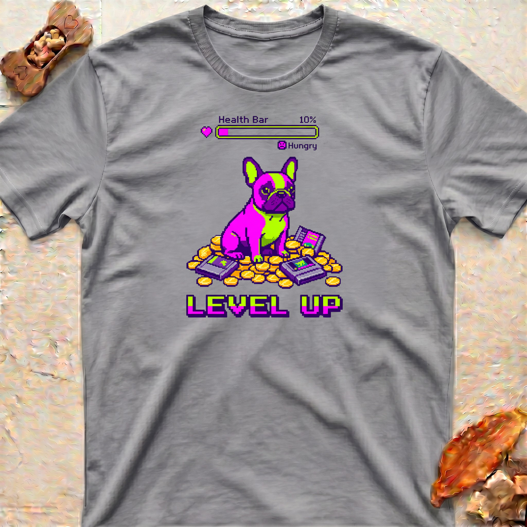 Level Up Frenchie T-Shirt