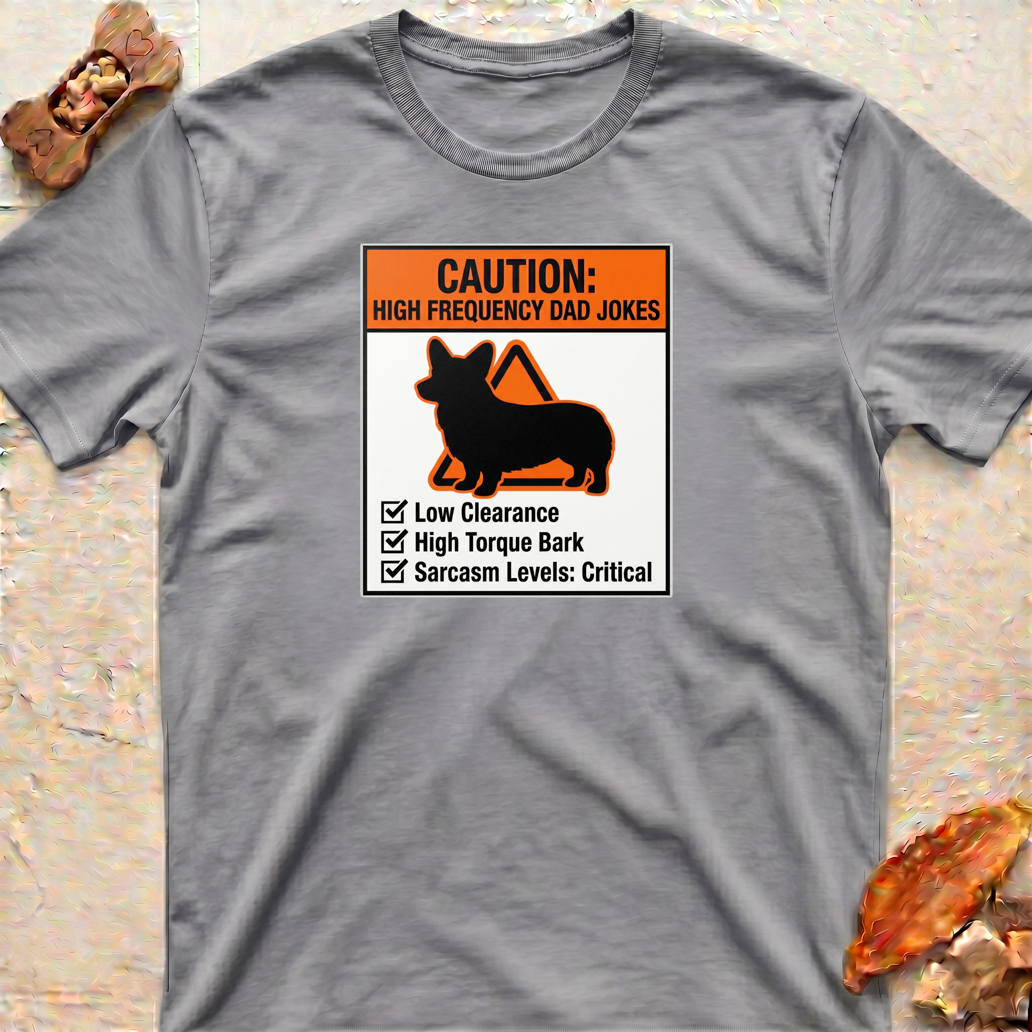 Corgi Dad Warning T-Shirt