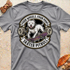 Four Wheels Skater Pitbull T-Shirt