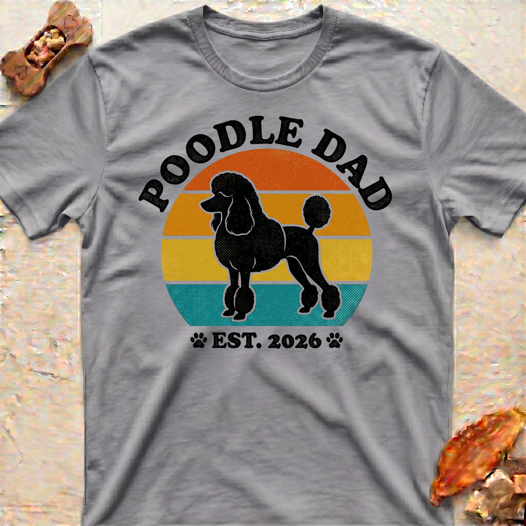 Poodle Retro T-Shirt
