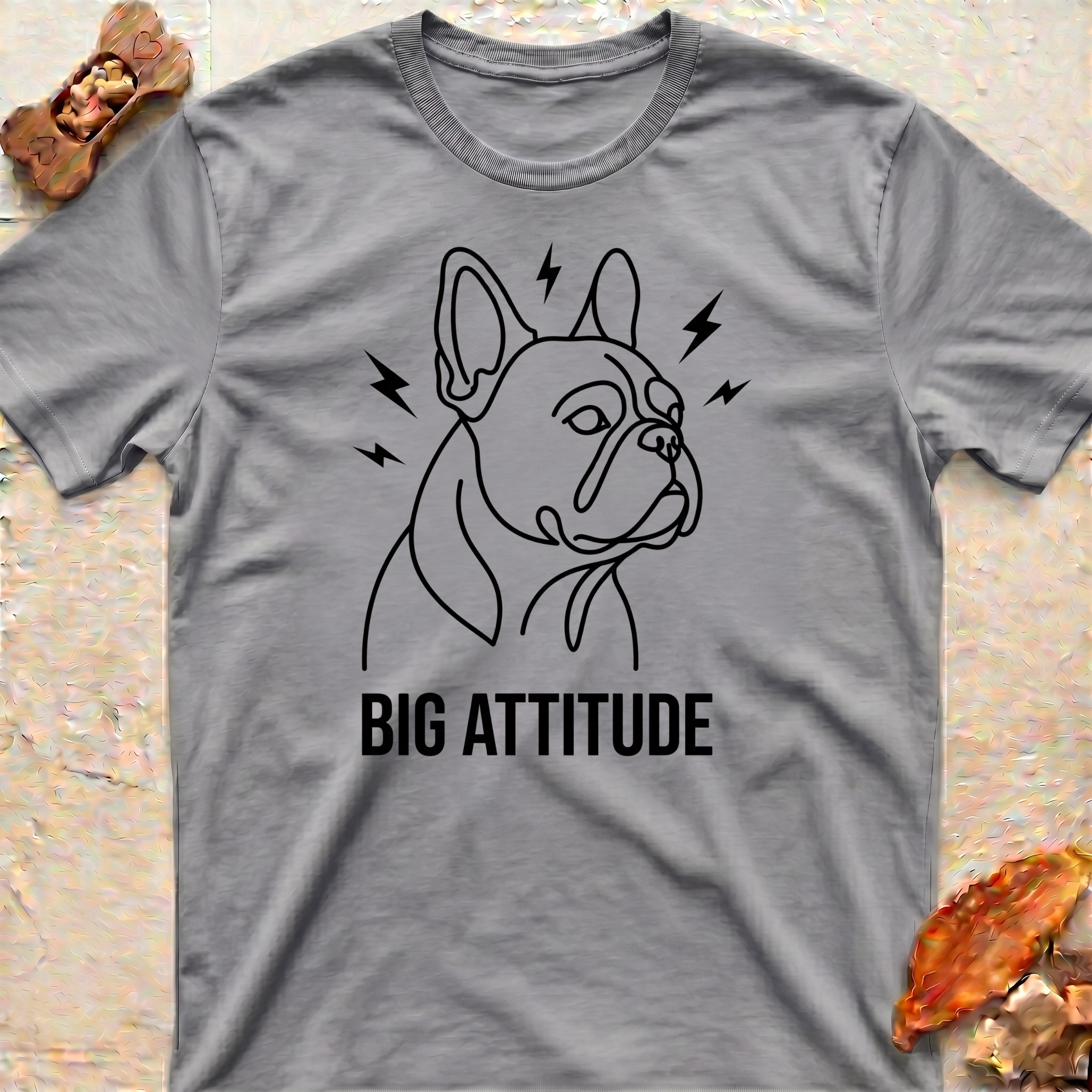 Big Attitude French Bulldog T-Shirt