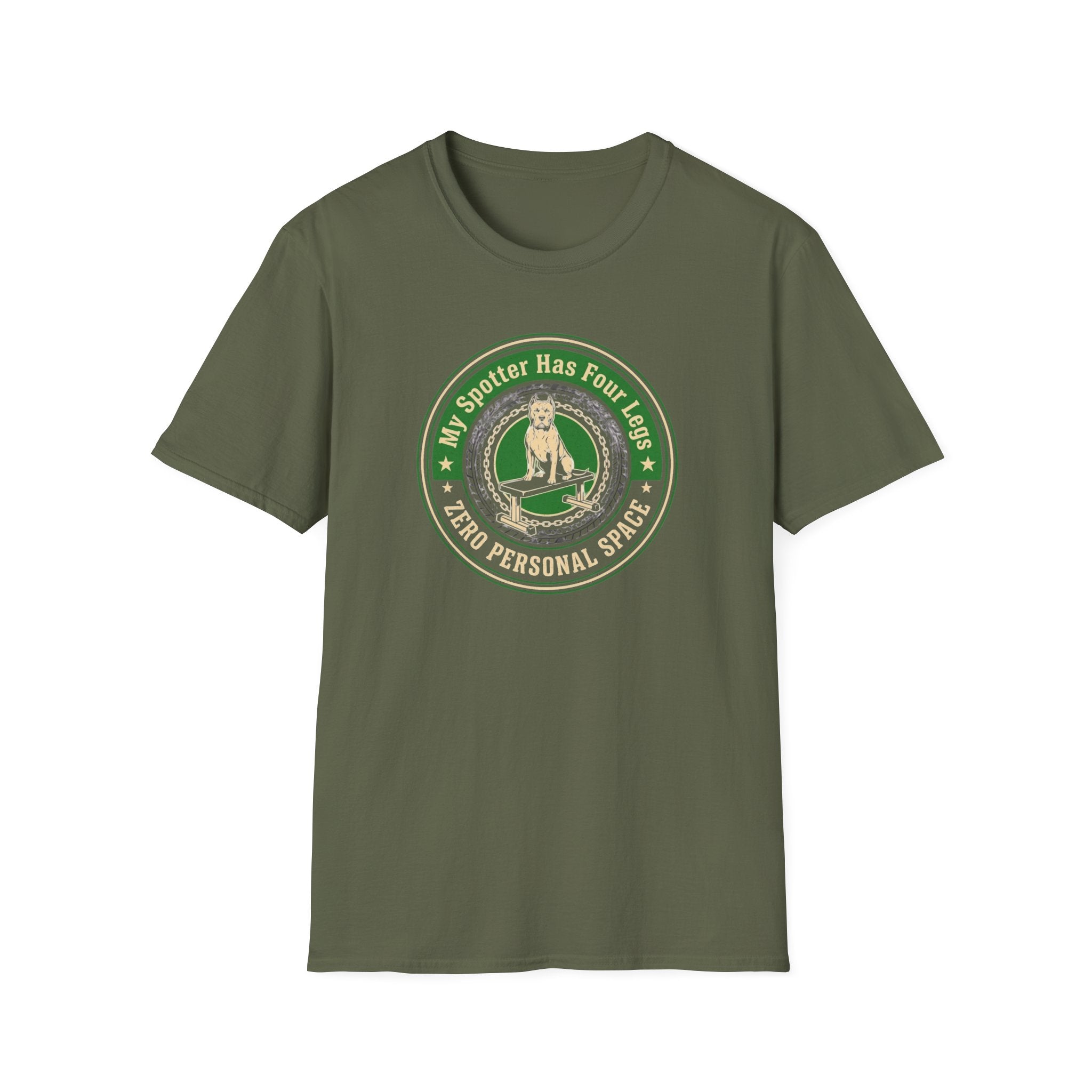 Pitbull Weightlifting Badge T-Shirt