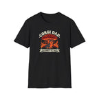 Corgi Dad T‑Shirt — "Watching It All Burn" Retro Dog Dad Tee