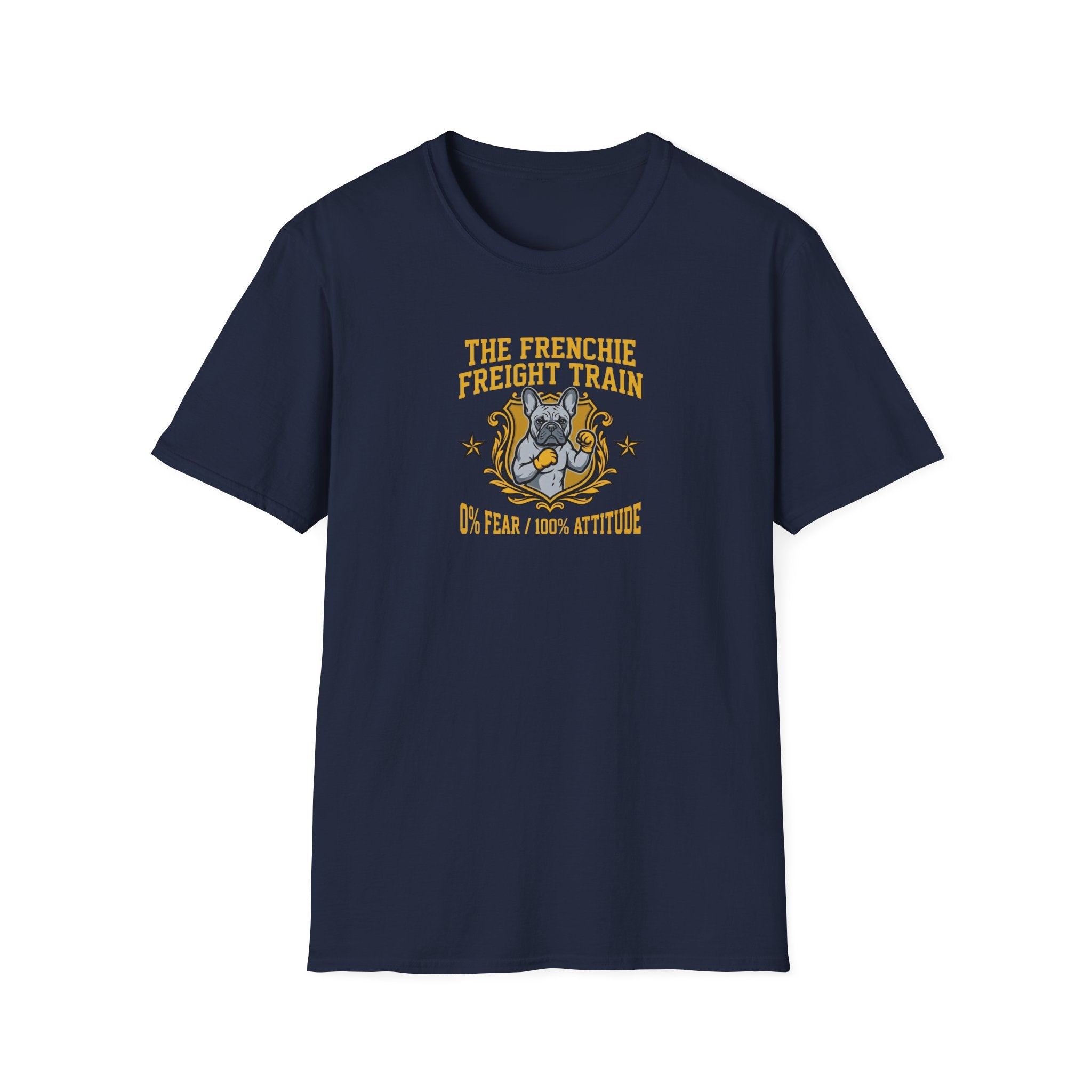 Frenchie Freight Train T-Shirt – Cute French Bulldog Graphic Tee