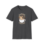 Corgis & Coffee T-Shirt — Cute Corgi in Coffee Cup Graphic Tee