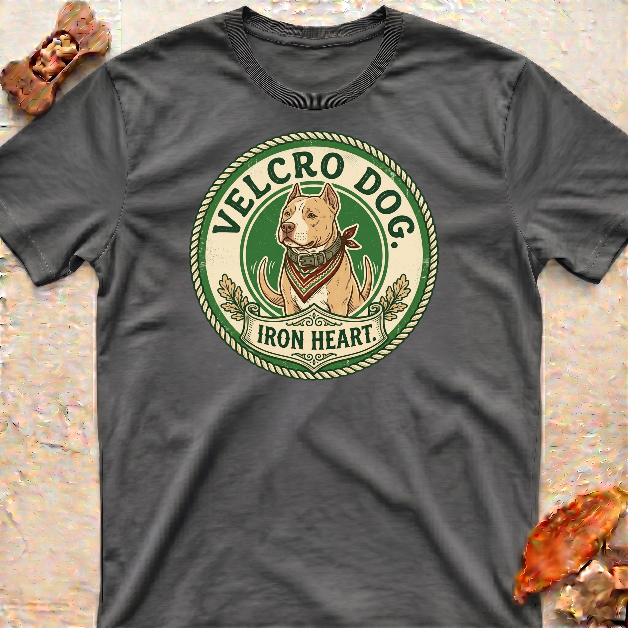 Velcro Dog Pit Bull T-Shirt