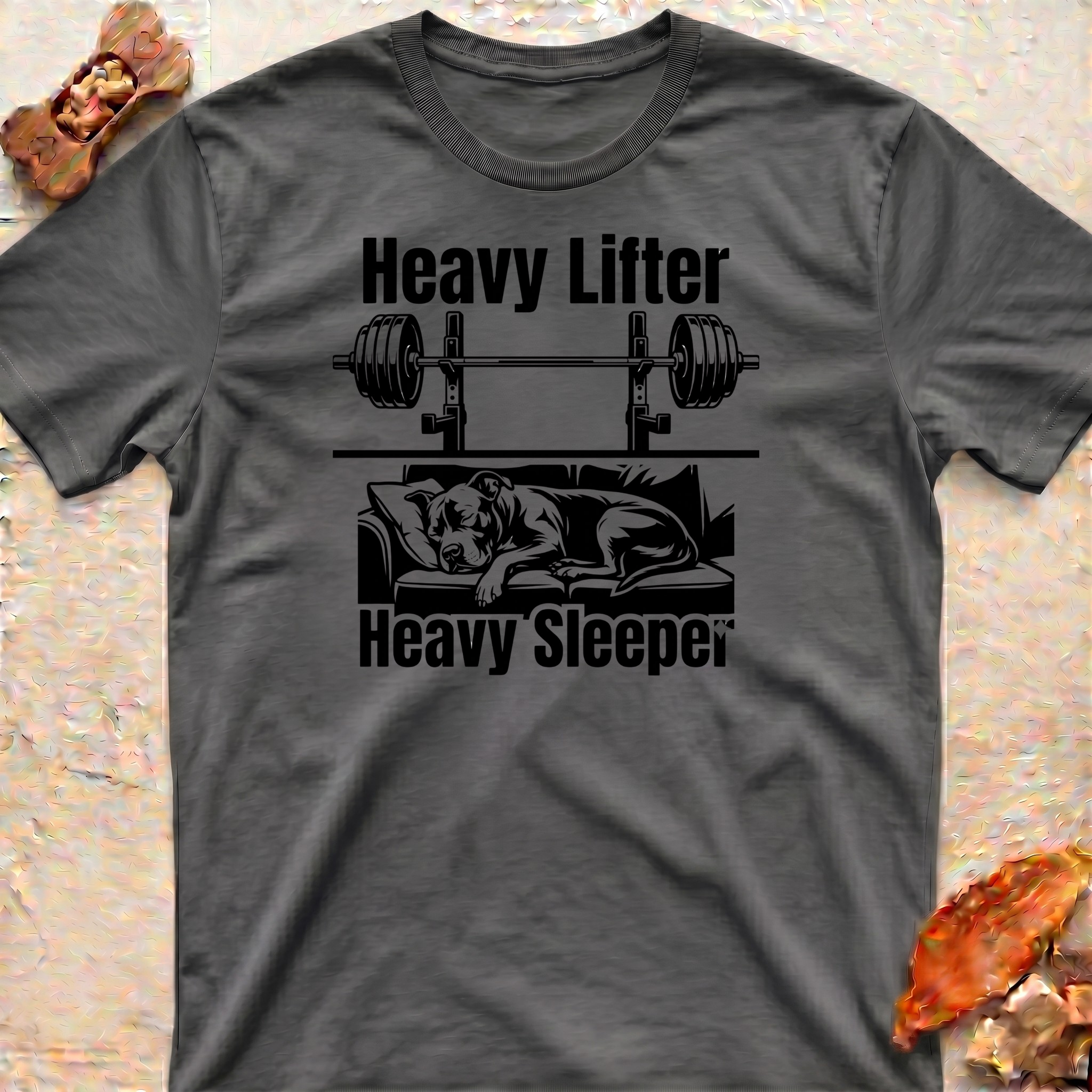 Sleeping Pitbull Gym T-Shirt