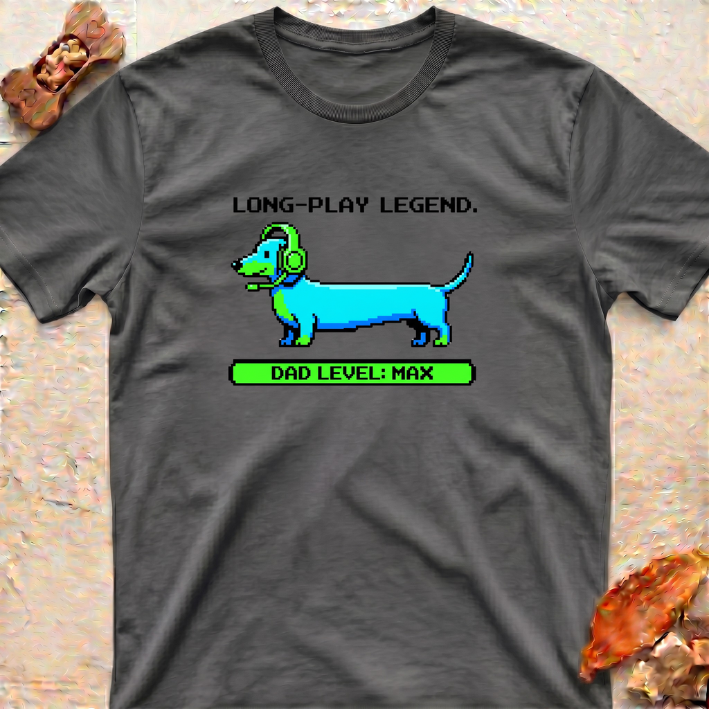 Gamer Dachshund Dad T-Shirt
