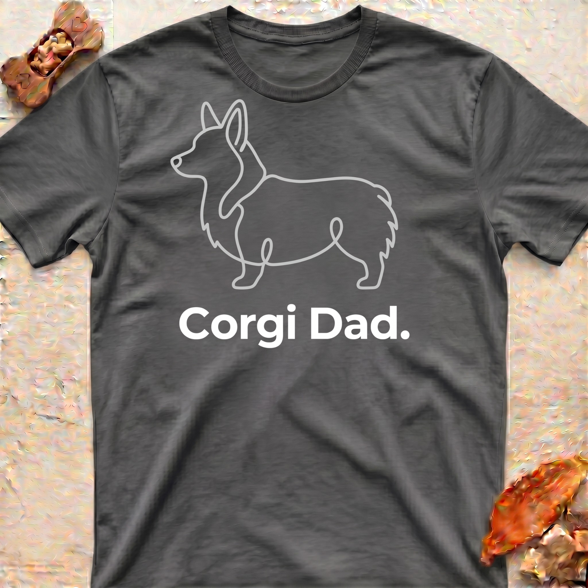 Corgi Minimal Outline T-Shirt