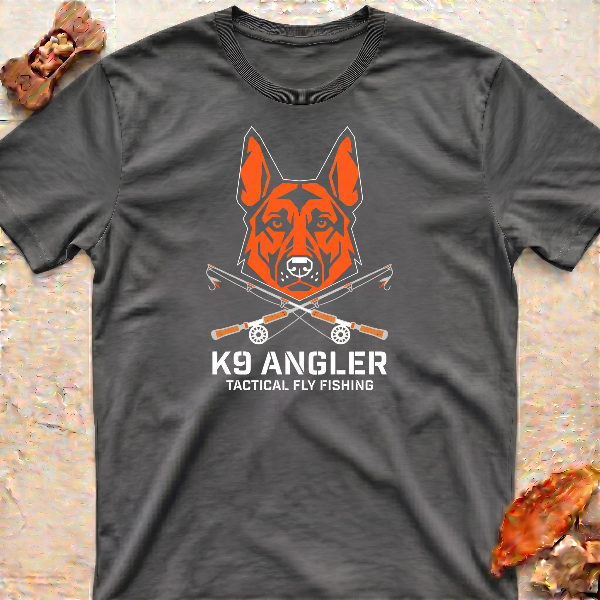 German Shepherd Fishing T‑Shirt