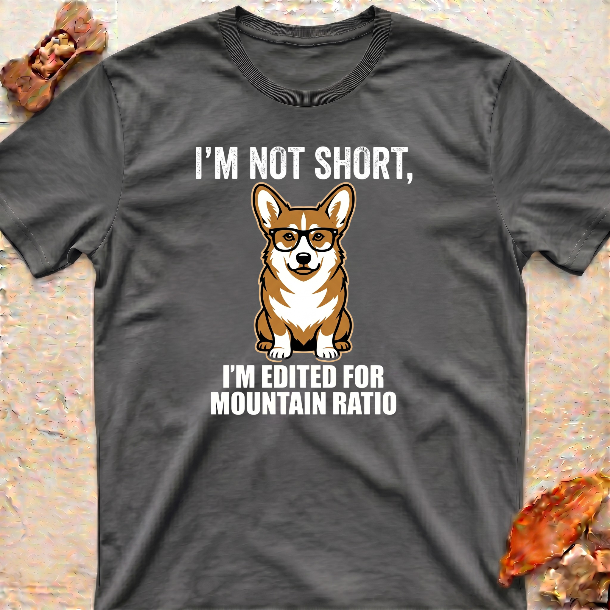 Corgi Funny T-Shirt — I’m Not Short