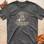 Dachshund and Dark Coffee T-Shirt
