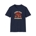 Corgi Dad T‑Shirt — "Watching It All Burn" Retro Dog Dad Tee
