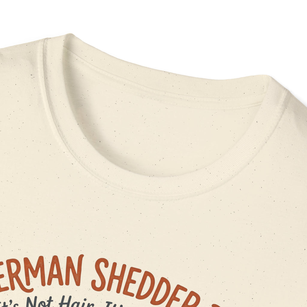 German Shedder Dad T-Shirt – Funny German Shepherd Dad Shirt ("It’s Not Hair, It’s Glitter")