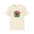Poodle Dad T-Shirt – Retro Sunset Poodle Dad Est. 2026 Tee