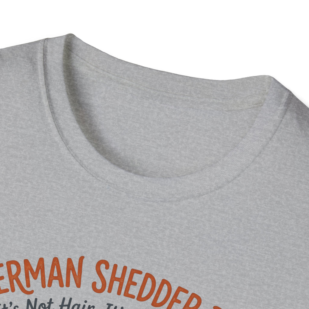 German Shedder Dad T-Shirt – Funny German Shepherd Dad Shirt ("It’s Not Hair, It’s Glitter")