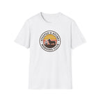 Steeped & Stubby Morning Club T-Shirt — Retro Coffee & Dachshund Logo Tee